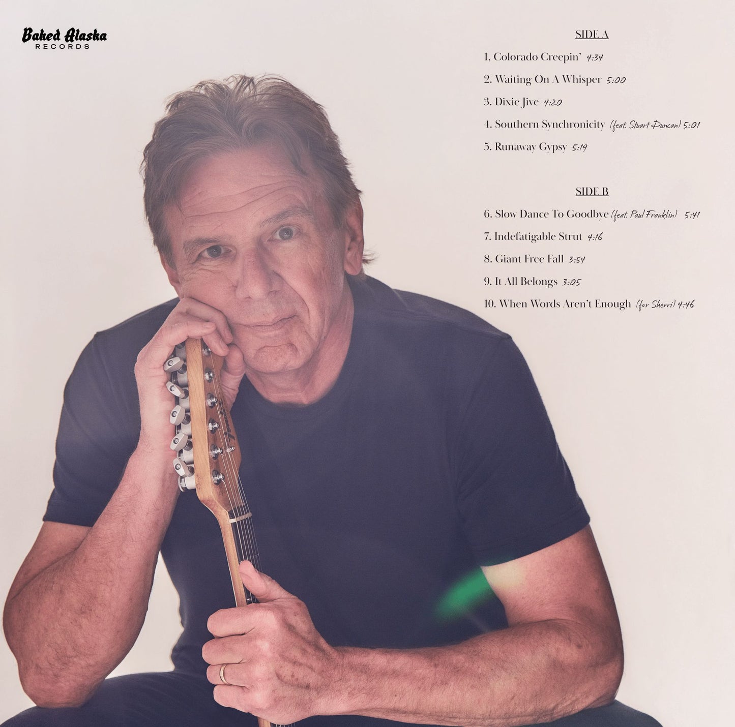Dann Huff When Words Aren't Enough - LP Back